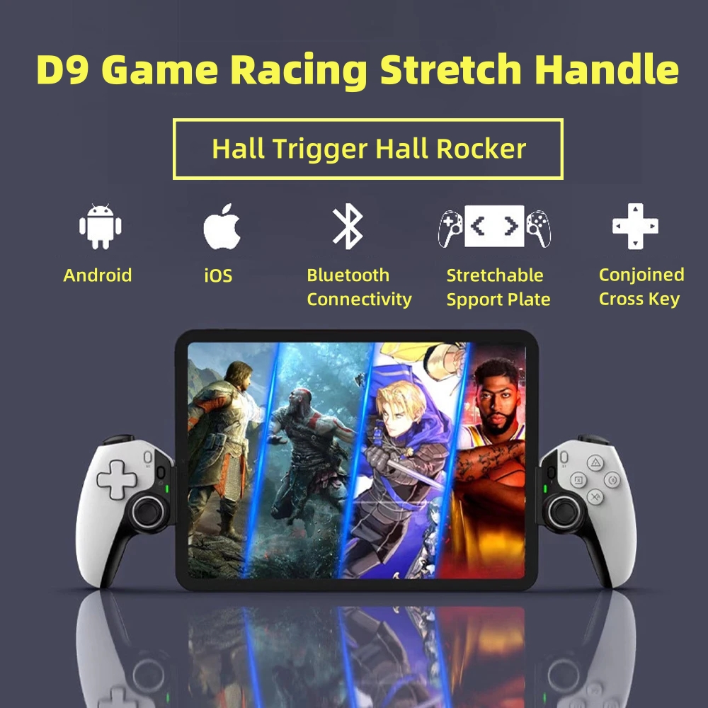 Board Game Android - คอนโทรลเลอร์แท็บเล็ต D9 ไร้สาย สำหรับเล่นเกม Switch บลูทูธ