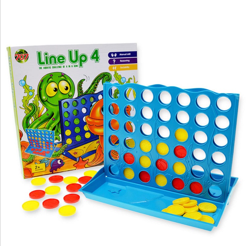 Board Game Recommendation - เกมกระดาน 3D สี่แถวสำหรับเด็ก ของเล่นบนโต๊ะที่ช่วยเสริมสร้างความสัมพันธ์ระหว่างพ่อแม่และลูก ของเล่นเสริมสร้างความสนุกสนานในครอบครัว ของขวัญเพื่อการเรียนรู้สำหรับเด็กอายุ