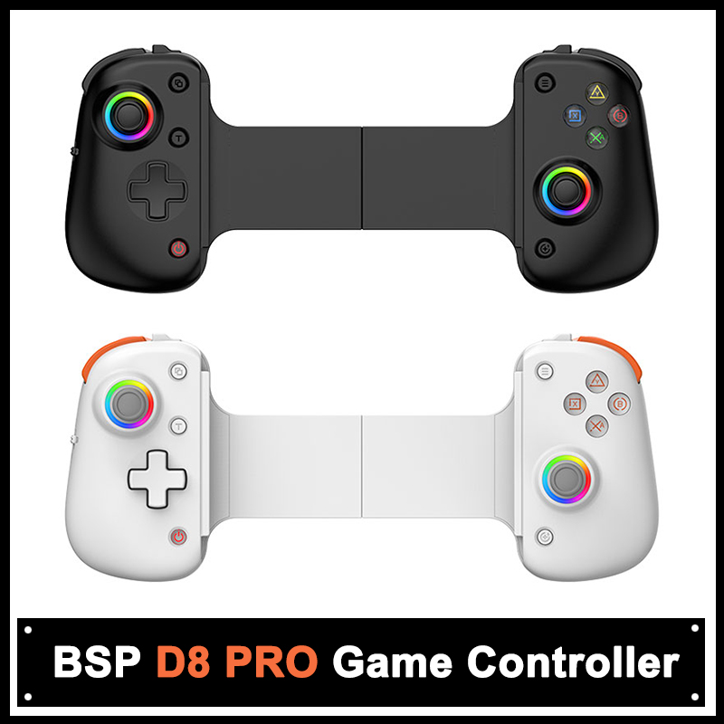 Board Game Android - คอนโทรลเลอร์แท็บเล็ต BSP D8 PRO RGB ไร้สาย