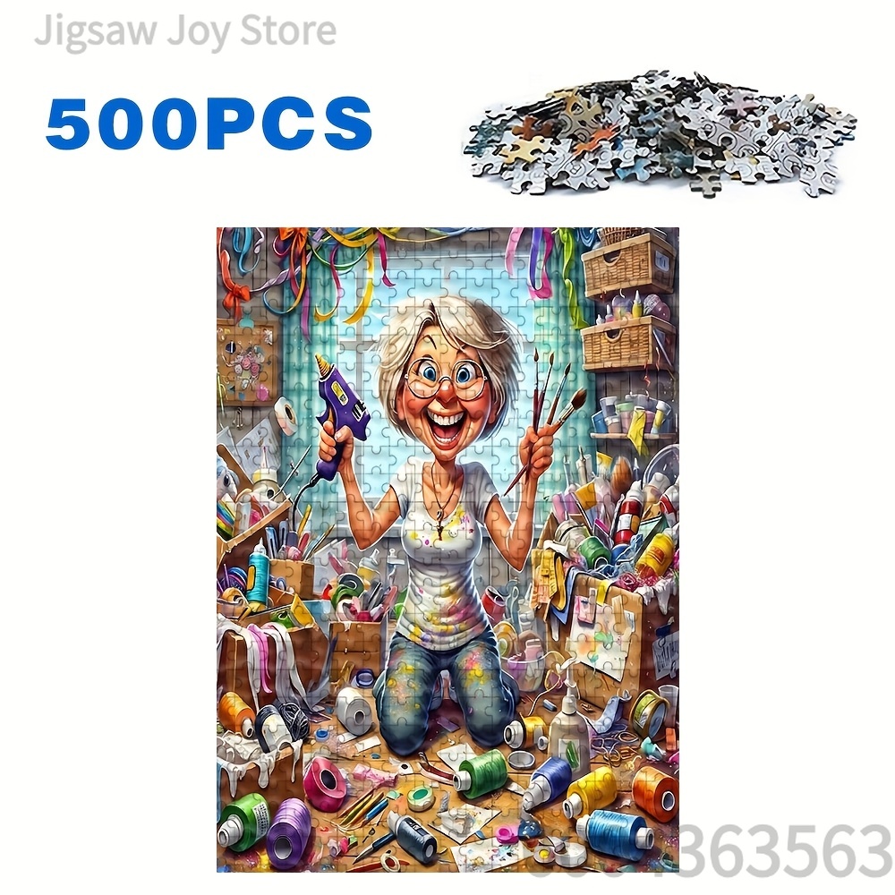 จิ๊กซอว์ภาพคุณย่าสุดฮาและสาวรั - Jigsaw Puzzle Adult บทวิจารณ์และราคา
