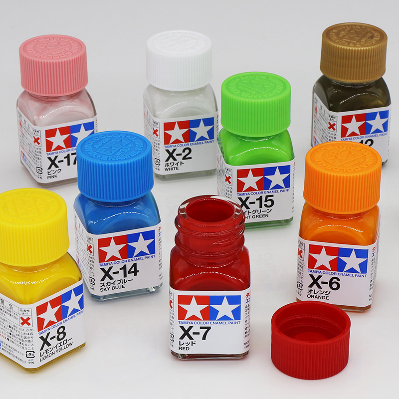 Tamiya สีเคลือบเงาน้ำมันสำหรับ - Tamiya Model Paint Set บทวิจารณ์และราคา