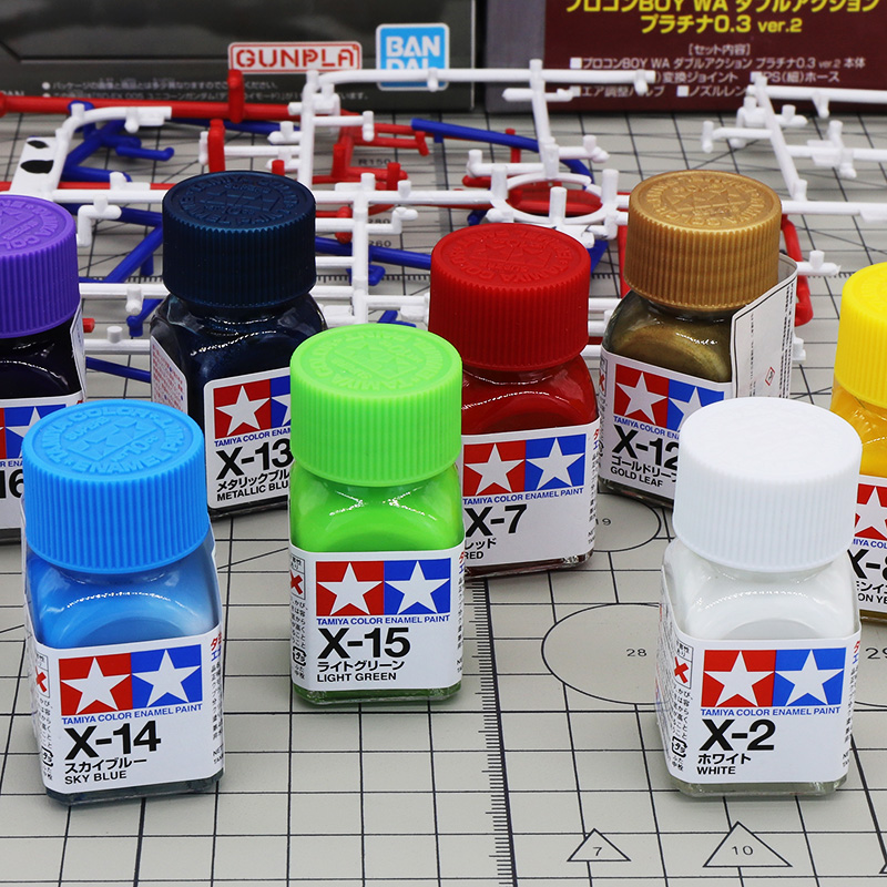 Tamiya สีเคลือบเงาน้ำมันสำหรับ - Tamiya Model Paint Set บทวิจารณ์และราคา