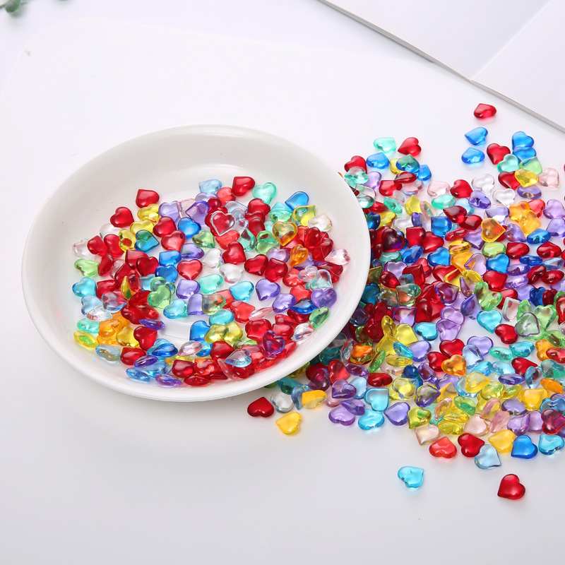 100PCS 10*4 มม.รูปหัวใจอะคริลิ - Board Game Vector บทวิจารณ์และราคา