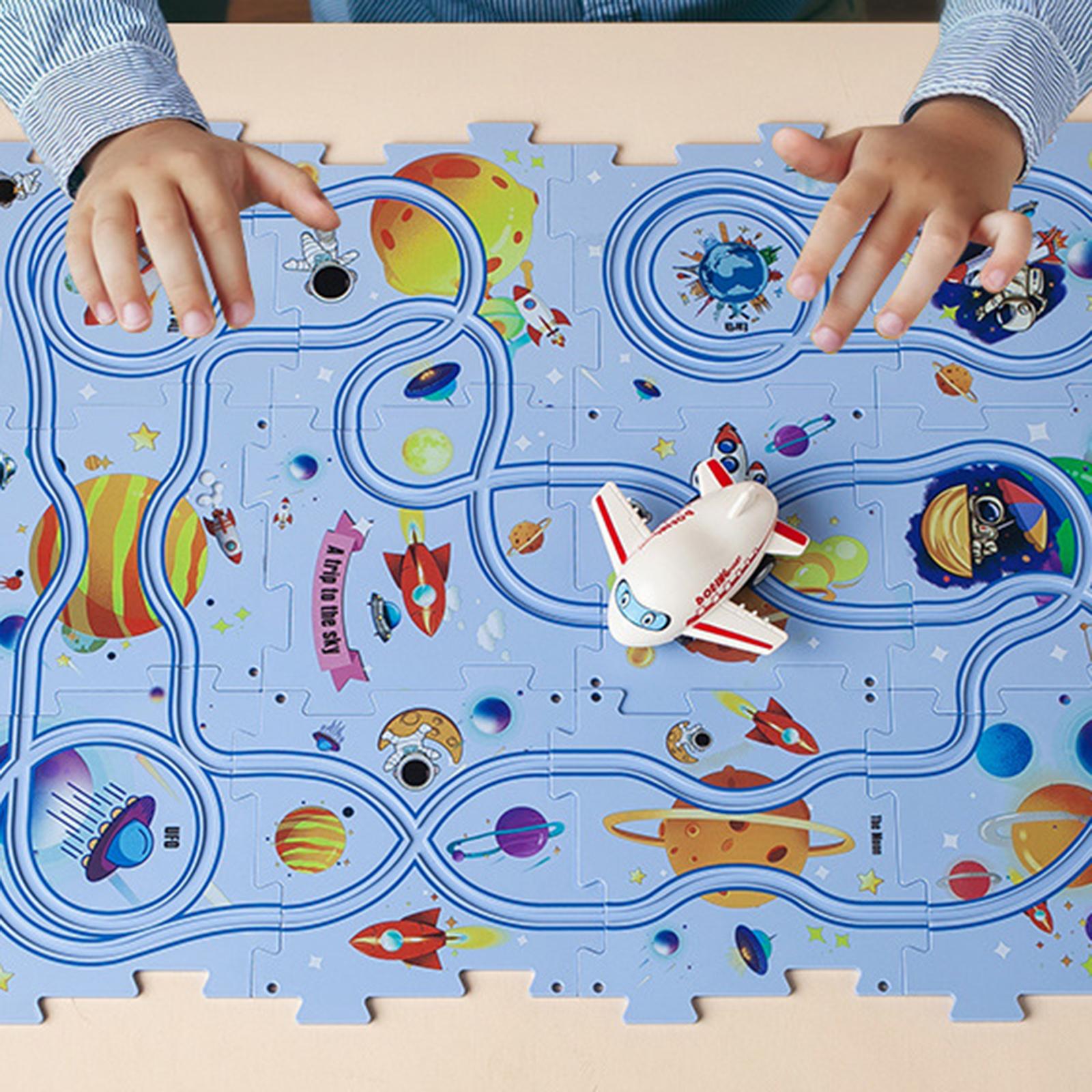 รถแข่งปริศนา ของเล่นรถไฟฟ้าแบบ - Board Game Race Track บทวิจารณ์และราคา