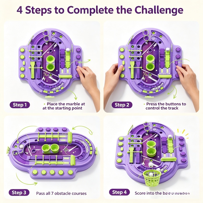 เกมกระดานแข่งรถลูกแก้วสำหรับ 2 - Board Game Race Track บทวิจารณ์และราคา
