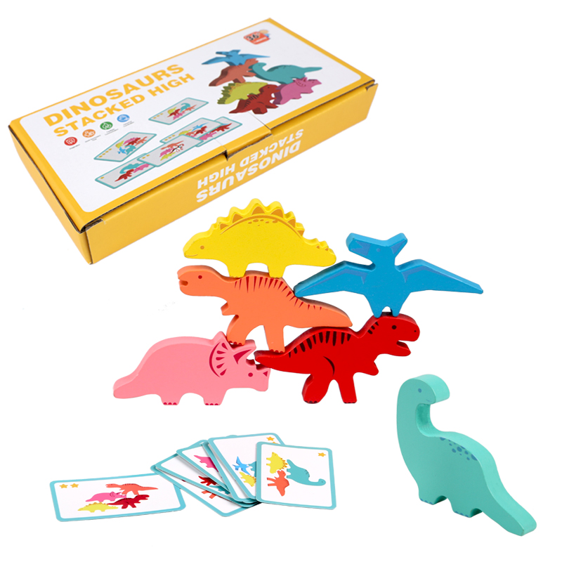 ไม้บล็อกของเล่นเด็กสัตว์ไดโนเส - Board Game Recommendation บทวิจารณ์และราคา