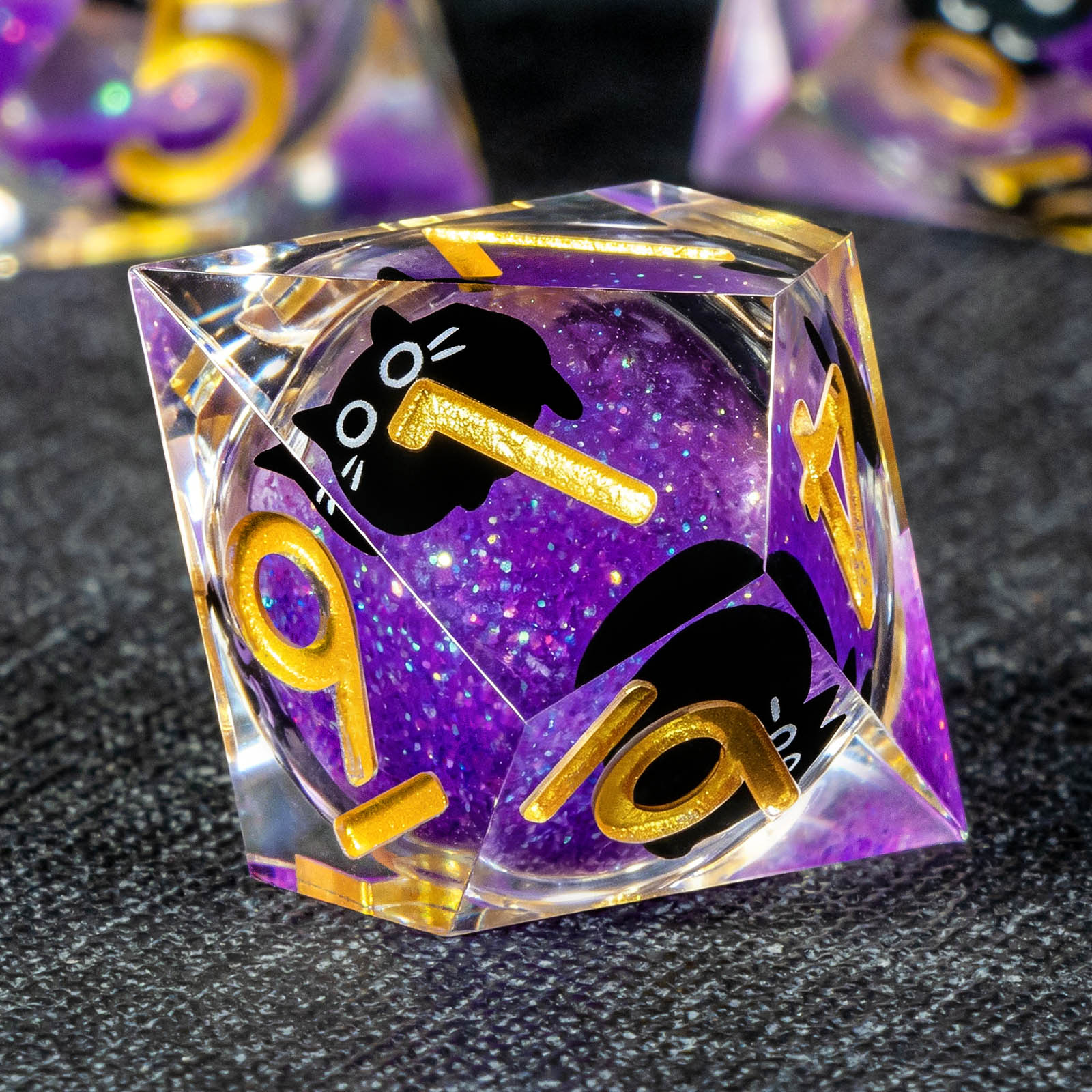 ชุดลูกเต๋า DND แบบเหลว ลายแมว, - Board Game Dungeons And Dragons บทวิจารณ์และราคา