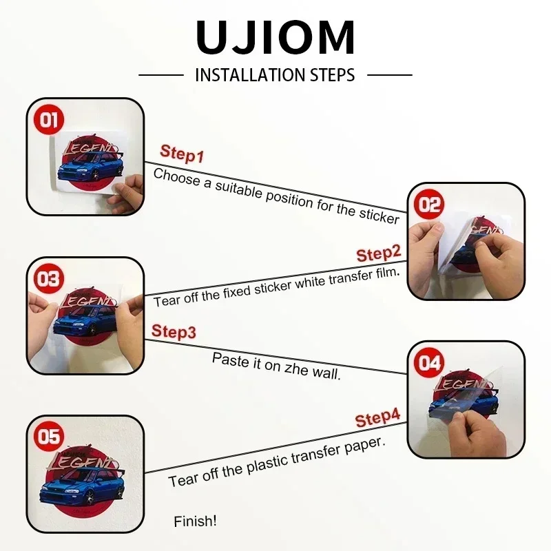 สติ๊กเกอร์ติดผนังลายอนิเมะ UJI - Board Game Room บทวิจารณ์และราคา