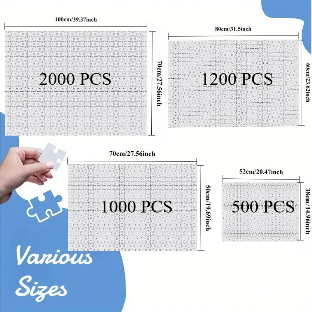 500/1000/1200/2000PCS ปริศนาสำ - Jigsaw Puzzle Adult บทวิจารณ์และราคา