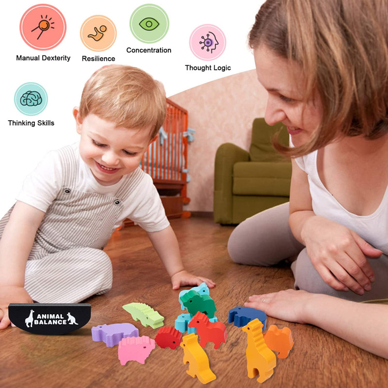 เด็กใหม่ Montessori สัตว์ไม้ B - Board Game Recommendation บทวิจารณ์และราคา