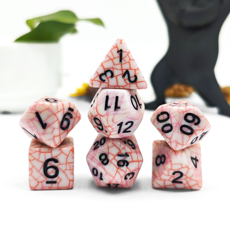 ชุดลูกเต๋าอะคริลิก 7 ชิ้น ลายแ - Board Game Dungeons And Dragons บทวิจารณ์และราคา