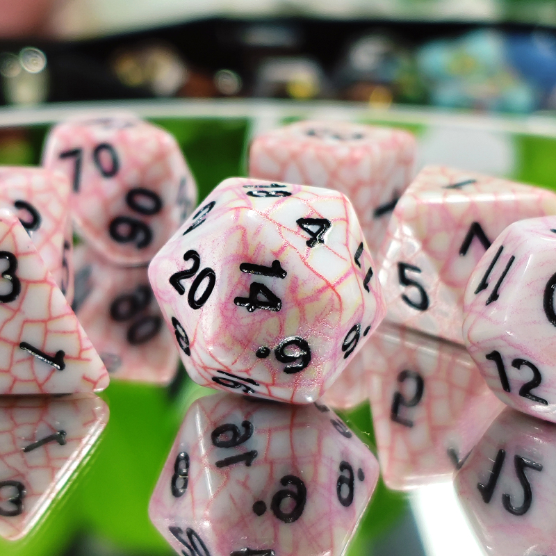 ชุดลูกเต๋าอะคริลิก 7 ชิ้น ลายแ - Board Game Dungeons And Dragons บทวิจารณ์และราคา