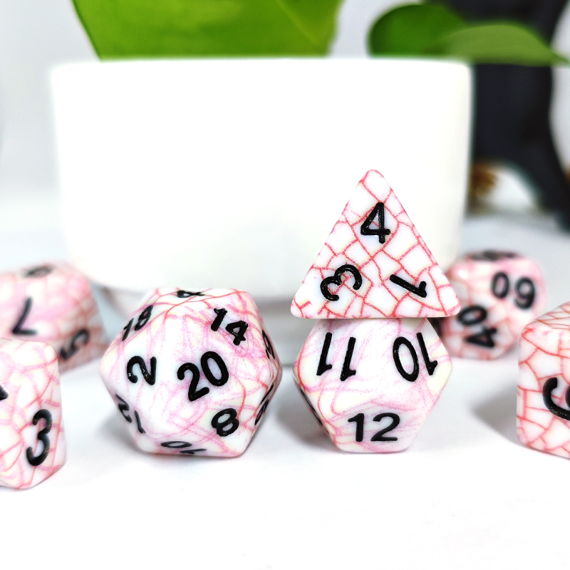 ชุดลูกเต๋าอะคริลิก 7 ชิ้น ลายแ - Board Game Dungeons And Dragons บทวิจารณ์และราคา