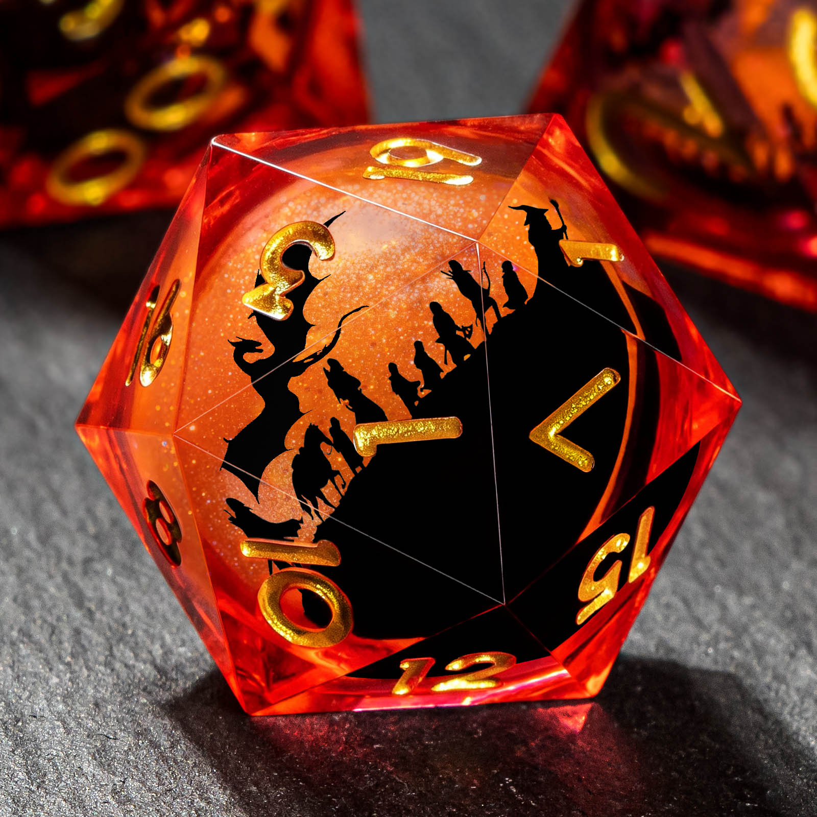ชุดลูกเต๋า DND แบบแกนเหลว สำหร - Board Game Dungeons And Dragons บทวิจารณ์และราคา