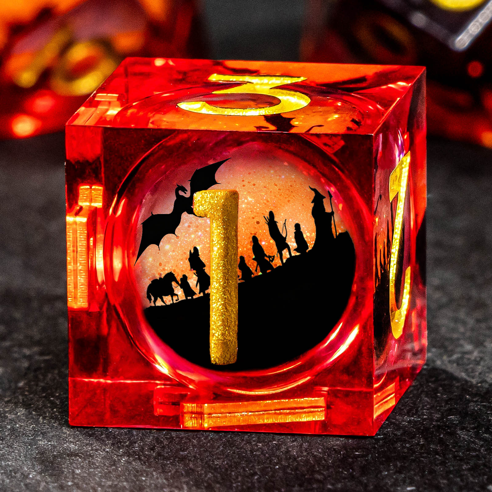 ชุดลูกเต๋า DND แบบแกนเหลว สำหร - Board Game Dungeons And Dragons บทวิจารณ์และราคา