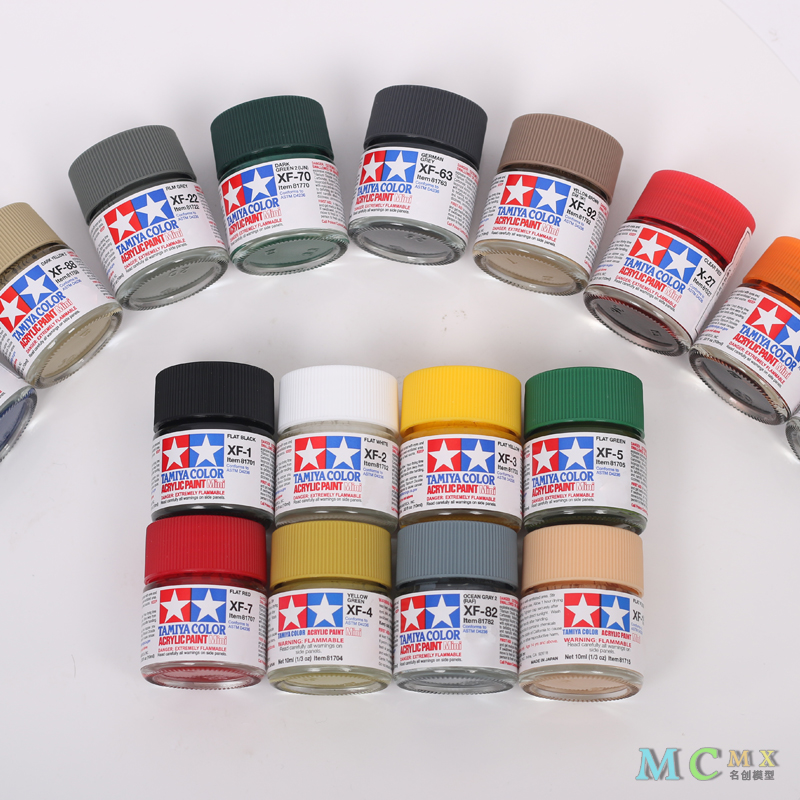 สีทาโมเดล TAMIYA แบบด้าน ชนิดน - Tamiya Model Paint Set บทวิจารณ์และราคา