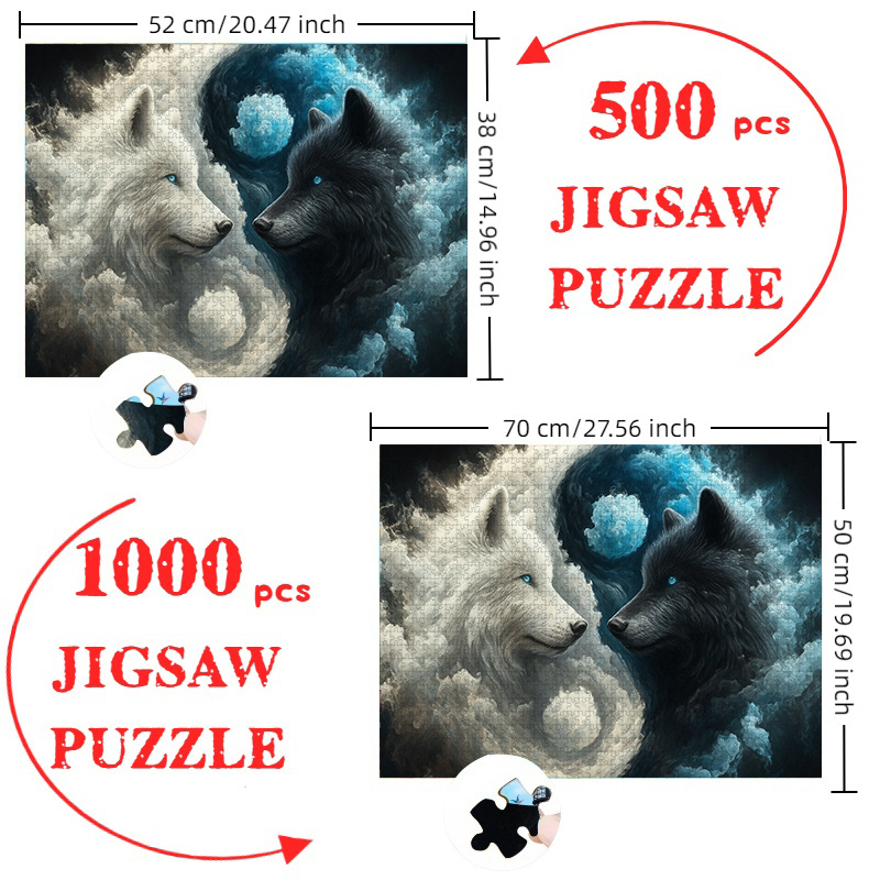 จิ๊กซอว์ลายไท่ฉีหยินหยางและหมา - Jigsaw Puzzle Adult บทวิจารณ์และราคา