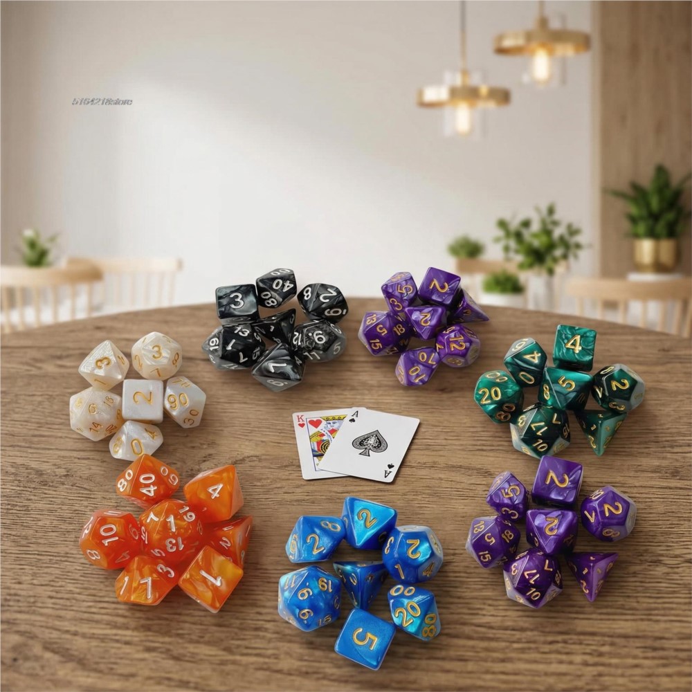 ชุดลูกเต๋า 7 ชิ้น เกมกระดาน ลู - Board Game Vector บทวิจารณ์และราคา