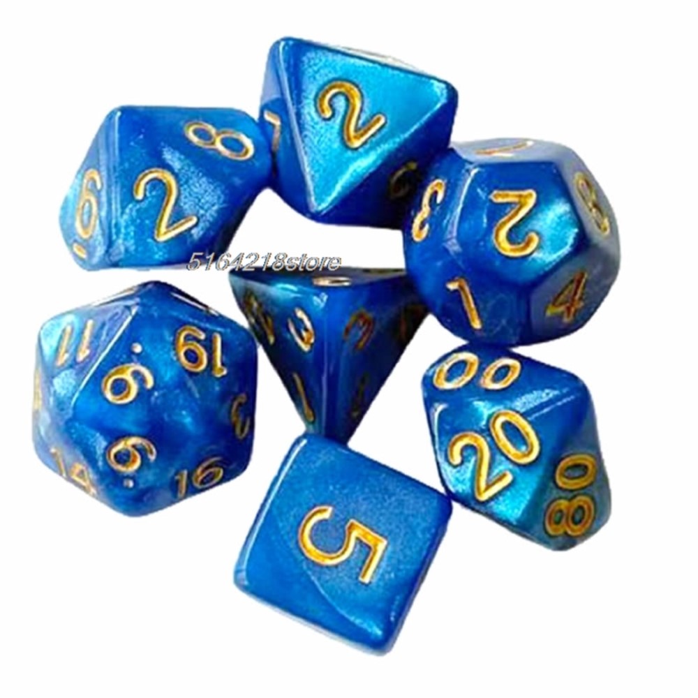 ชุดลูกเต๋า 7 ชิ้น เกมกระดาน ลู - Board Game Vector บทวิจารณ์และราคา