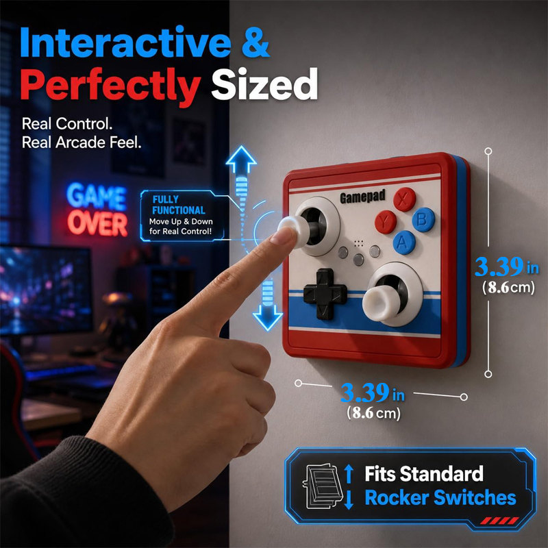 ฝาครอบสวิตช์ไฟแบบไม่ต้องเจาะ แ - Board Game Room บทวิจารณ์และราคา